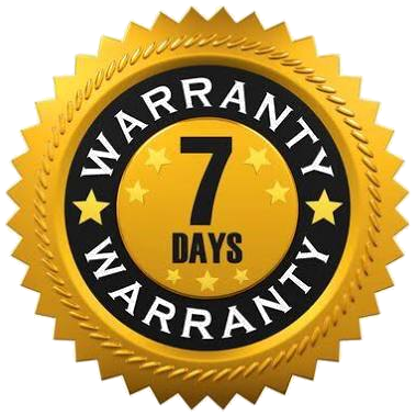 7-day unconditional guarantee seal